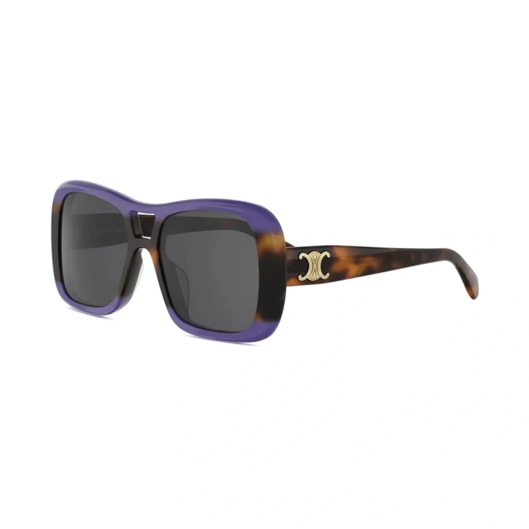CELINE 40331U Paars & Havana Bruin