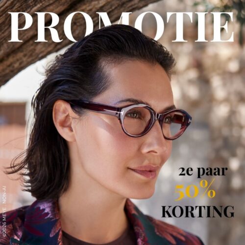 Ontdek onze promotie: je 2e bril aan -50%